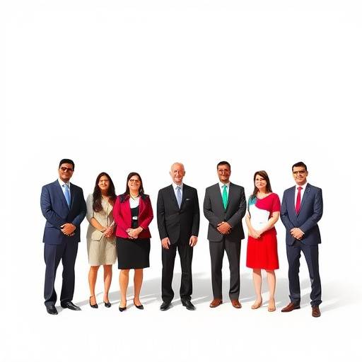 Fotografia di una delegazione commerciale italiana in visita in India