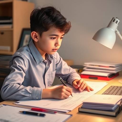 Giovane seduto ad una scrivania con molti documenti che simboleggiano la precariet&radic;&dagger; lavorativa