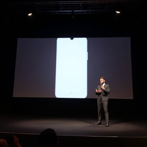 Presentazione di un nuovo smartphone