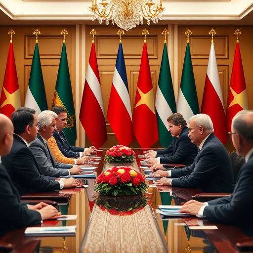 Riunione di leader mondiali