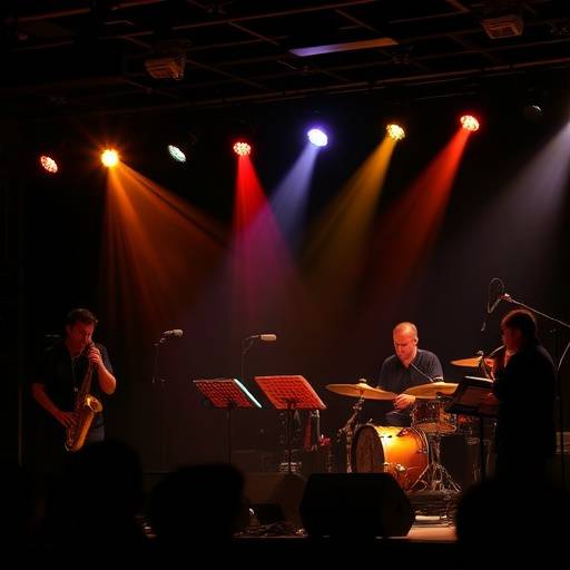 Un gruppo jazz che si esibisce durante un concerto